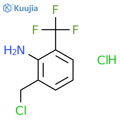 Benzenamine, 2-(chloromethyl)-6-(trifluoromethyl)-, hydrochloride structure