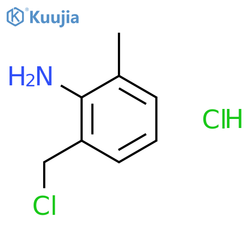Benzenamine, 2-(chloromethyl)-6-methyl-, hydrochloride structure