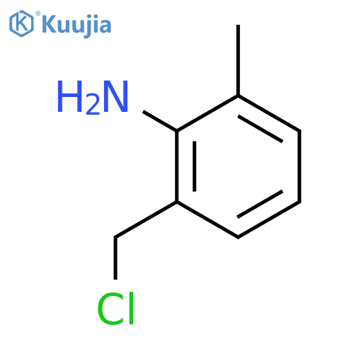 Benzenamine, 2-(chloromethyl)-6-methyl- structure