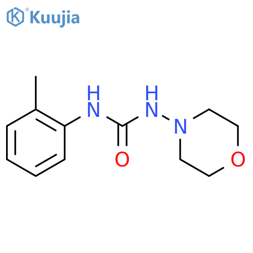 Urea, N-(2-methylphenyl)-N'-4-morpholinyl- structure