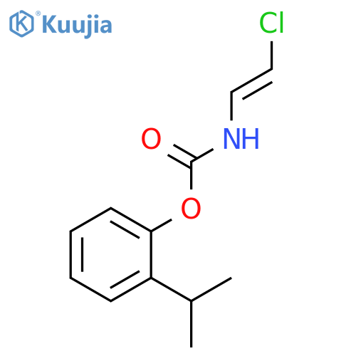 Carbamic acid, (2-chloroethenyl)-, 2-(1-methylethyl)phenyl ester structure