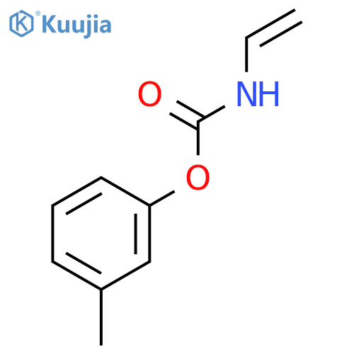 Carbamic acid, ethenyl-, 3-methylphenyl ester structure