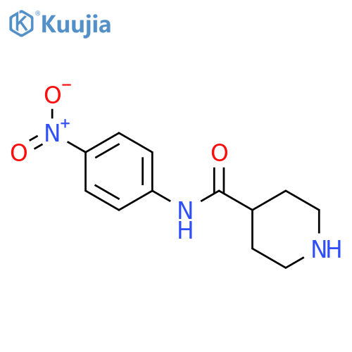 N-(4-Nitrophenyl)piperidine-4-carboxamide structure