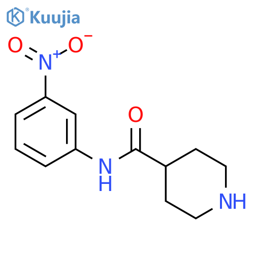 N-(3-Nitrophenyl)piperidine-4-carboxamide structure