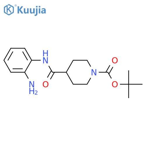 4-(2-Aminophenylcarbamoyl)piperidine-1-carboxylic acidtert-butylester structure