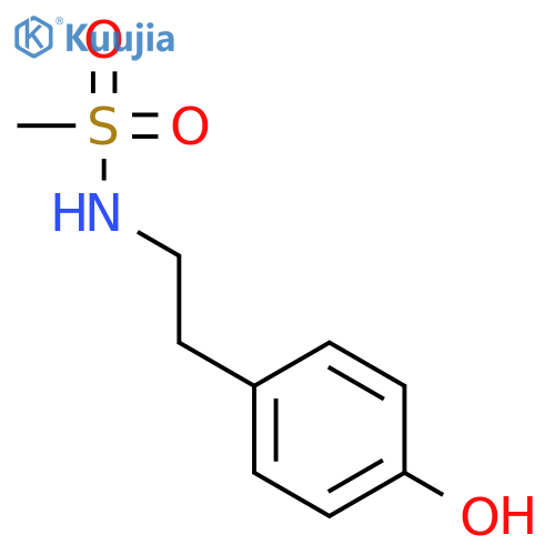 N-2-(4-hydroxyphenyl)ethylmethanesulfonamide structure