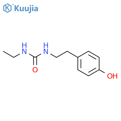 Urea,N-ethyl-N'-[2-(4-hydroxyphenyl)ethyl]- structure