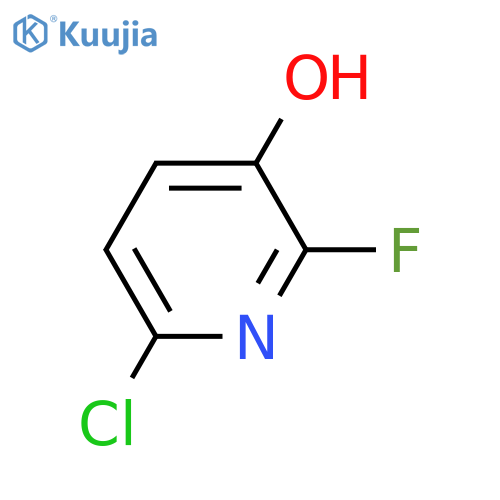 6-Chloro-2-fluoro-3-hydroxypyridine structure