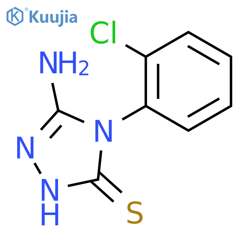 3H-1,2,4-Triazole-3-thione, 5-amino-4-(2-chlorophenyl)-2,4-dihydro- structure