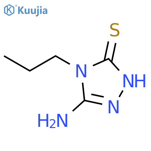 3H-1,2,4-Triazole-3-thione, 5-amino-2,4-dihydro-4-propyl- structure