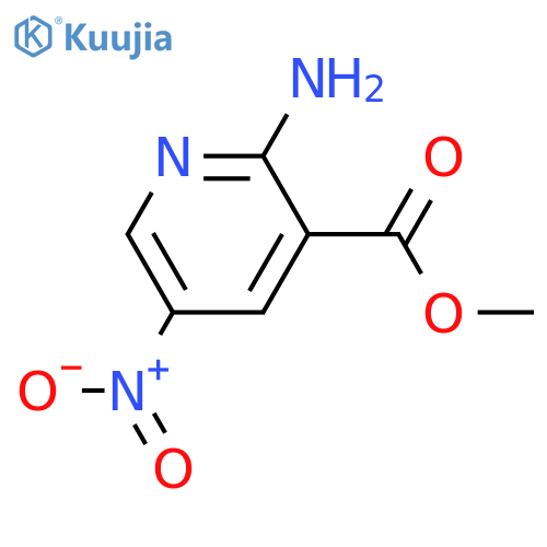 Methyl 2-amino-5-nitronicotinate structure