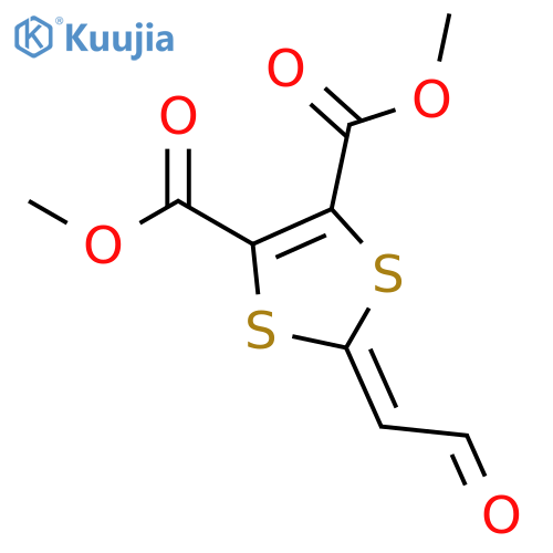 1,3-DITHIOLE-4,5-DICARBOXYLIC ACID, 2-(OXOETHYLIDENE)-, DIMETHYL ESTER structure
