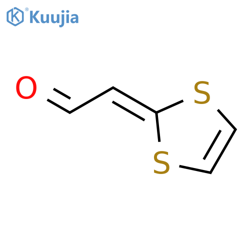 Acetaldehyde, 1,3-dithiol-2-ylidene- structure