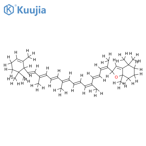 (5Xi,8Xi,6'R)-5,8-epoxy-5,8-dihydro-beta,epsilon-carotene, flavochrome structure