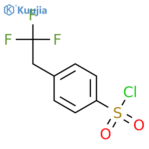 4-(2,2,2-Trifluoroethyl)benzene-1-sulfonyl Chloride structure