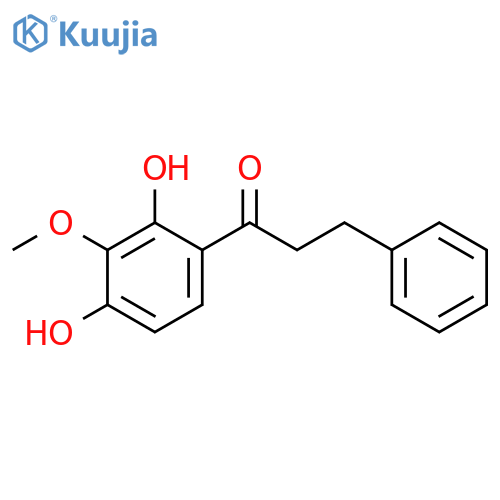 1-Propanone, 1-(2,4-dihydroxy-3-methoxyphenyl)-3-phenyl- structure