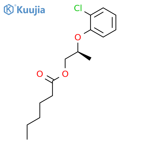 HEXANOIC ACID, (2S)-2-(2-CHLOROPHENOXY)PROPYL ESTER structure