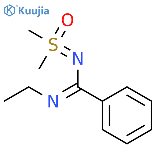 Sulfoximine, N-[(ethylimino)phenylmethyl]-S,S-dimethyl- structure