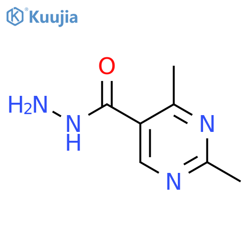 2,4-dimethyl-5-pyrimidinecarbohydrazide structure