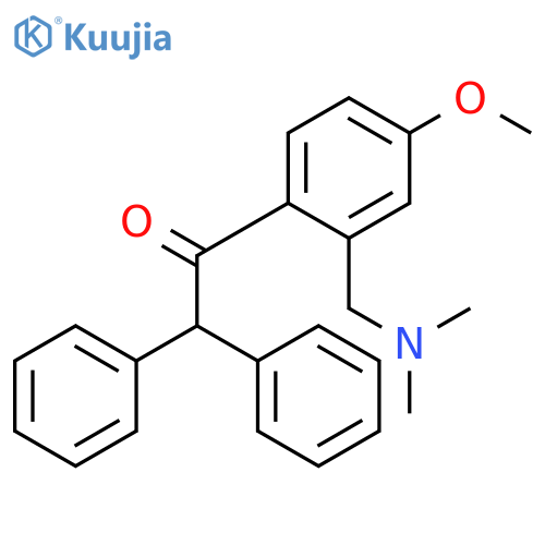 Ethanone, 1-[2-[(dimethylamino)methyl]-4-methoxyphenyl]-2,2-diphenyl- structure