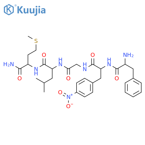 L-Methioninamide, L-phenylalanyl-4-nitro-L-phenylalanylglycyl-L-leucyl- structure