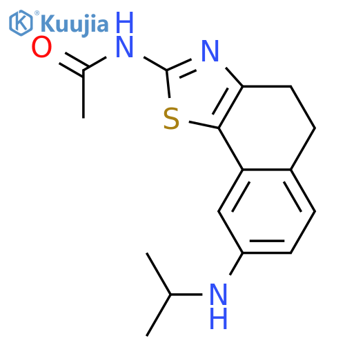 Acetamide,N-[4,5-dihydro-8-[(1-methylethyl)amino]naphtho[2,1-d]thiazol-2-yl]- structure