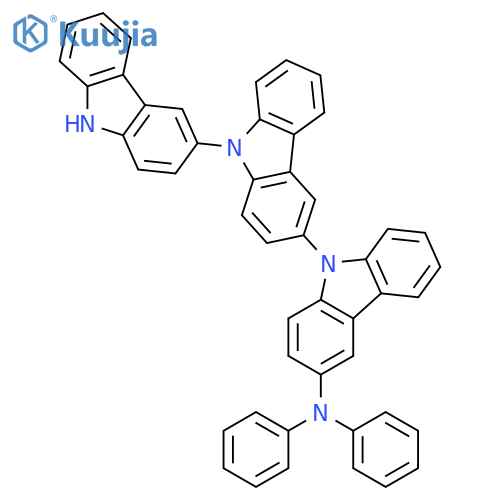 [3,9':3',9''-TER-9H-CARBAZOL]-3''-AMINE, N,N-DIPHENYL- structure