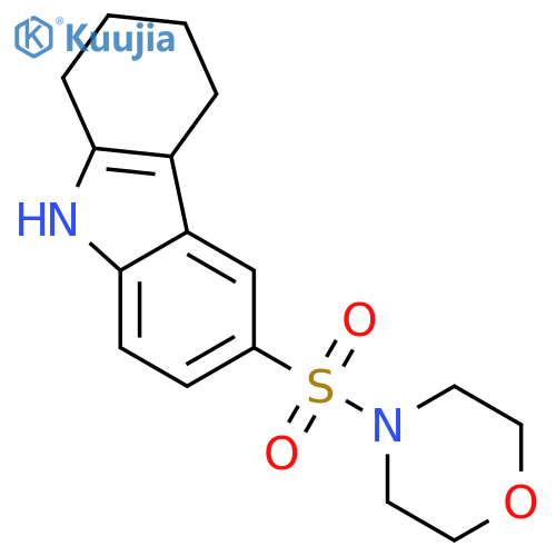 Morpholine, 4-[(2,3,4,9-tetrahydro-1H-carbazol-6-yl)sulfonyl]- structure