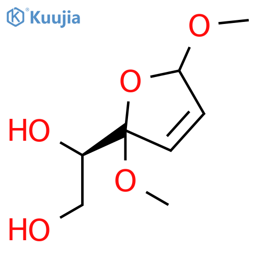 1,2-ETHANEDIOL, 1-(2,5-DIHYDRO-2,5-DIMETHOXY-2-FURANYL)-, (1R)- structure