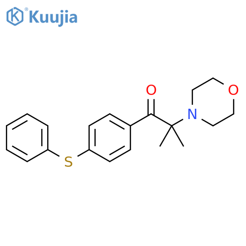1-Propanone, 2-methyl-2-(4-morpholinyl)-1-[4-(phenylthio)phenyl]- structure
