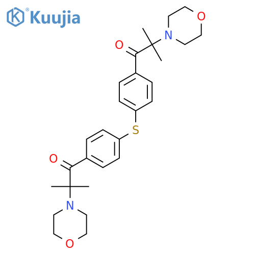 1-Propanone, 1,1'-(thiodi-4,1-phenylene)bis[2-methyl-2-(4-morpholinyl)- structure
