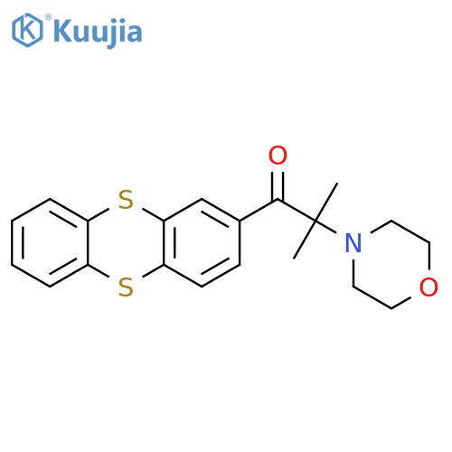 1-Propanone, 2-methyl-2-(4-morpholinyl)-1-(2-thianthrenyl)- structure