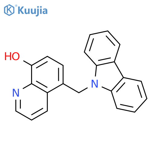 8-Quinolinol, 5-(9H-carbazol-9-ylmethyl)- structure