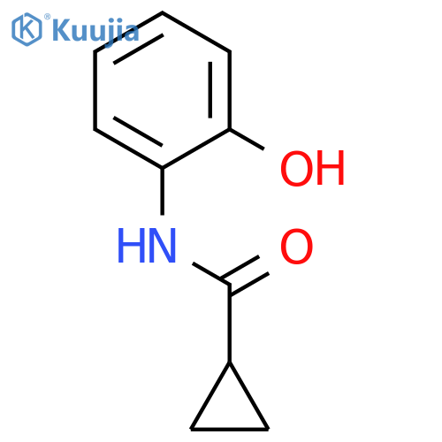 N-(2-hydroxyphenyl)cyclopropanecarboxamide structure