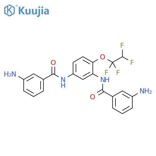 Benzamide, N,N'-[4-(1,1,2,2-tetrafluoroethoxy)-1,3-phenylene]bis[3-amino- structure