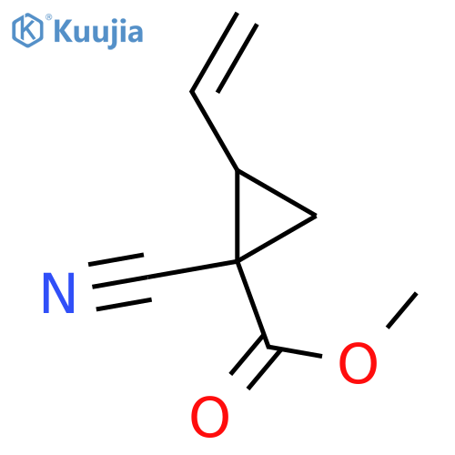methyl 1-cyano-2-ethenylcyclopropane-1-carboxylate, Mixture of diastereomers structure