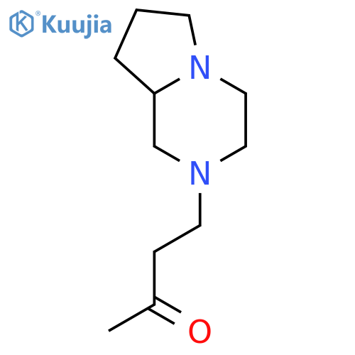 4-(hexahydropyrrolo[1,2-a]pyrazin-2(1H)-yl)-2-Butanone structure
