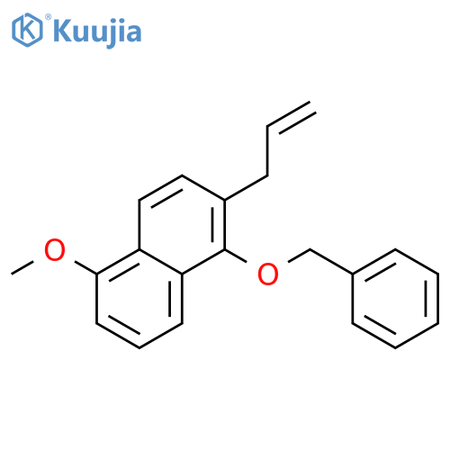 2-Allyl-1-(benzyloxy)-5-methoxynaphthalene structure