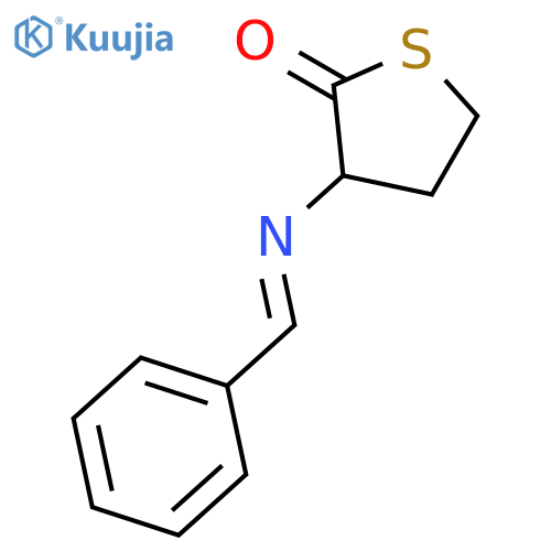 2(3H)-Thiophenone, dihydro-3-[(phenylmethylene)amino]- structure