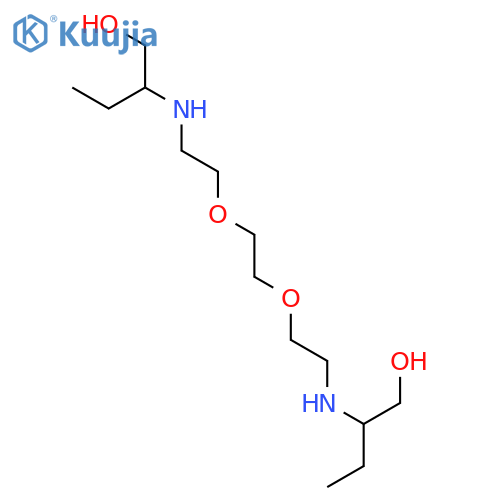 6,9-Dioxa-3,12-diazatetradecane-1,14-diol, 2,13-diethyl- structure