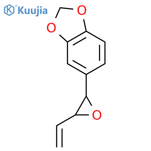 1,3-Benzodioxole, 5-(3-ethenyloxiranyl)- structure