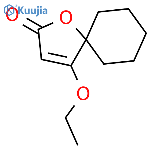 1-Oxaspiro[4.5]dec-3-en-2-one, 4-ethoxy- structure