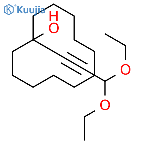Cyclododecanol, 1-(3,3-diethoxy-1-propynyl)- structure