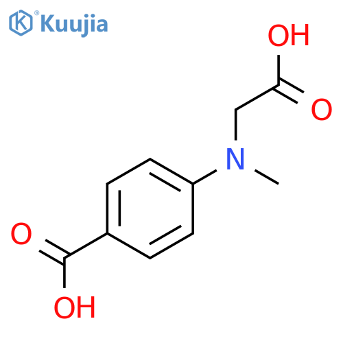 4-carboxymethyl(methyl)aminobenzoic Acid structure