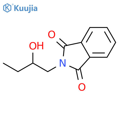 1H-Isoindole-1,3(2H)-dione, 2-(2-hydroxybutyl)- structure