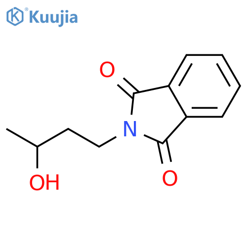 1H-Isoindole-1,3(2H)-dione, 2-(3-hydroxybutyl)- structure