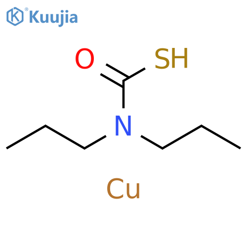 Carbamothioic acid, dipropyl-, copper(2+) salt (9CI) structure