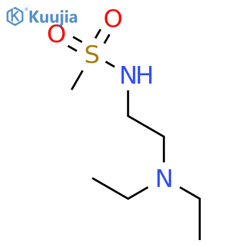 Methanesulfonamide, N-[2-(diethylamino)ethyl]- structure