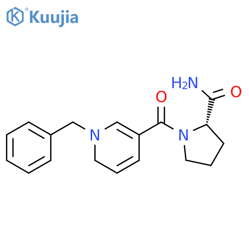 2-Pyrrolidinecarboxamide,1-[[1,6-dihydro-1-(phenylmethyl)-3-pyridinyl]carbonyl]-, (S)- structure