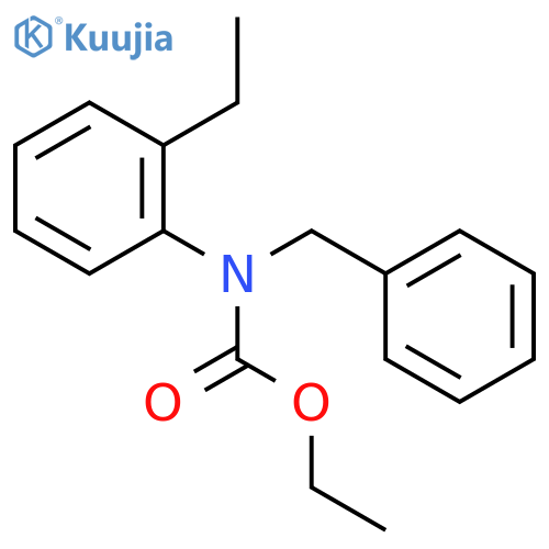 Carbamic acid, (2-ethylphenyl)(phenylmethyl)-, ethyl ester structure